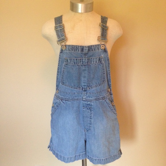 gap overall shorts